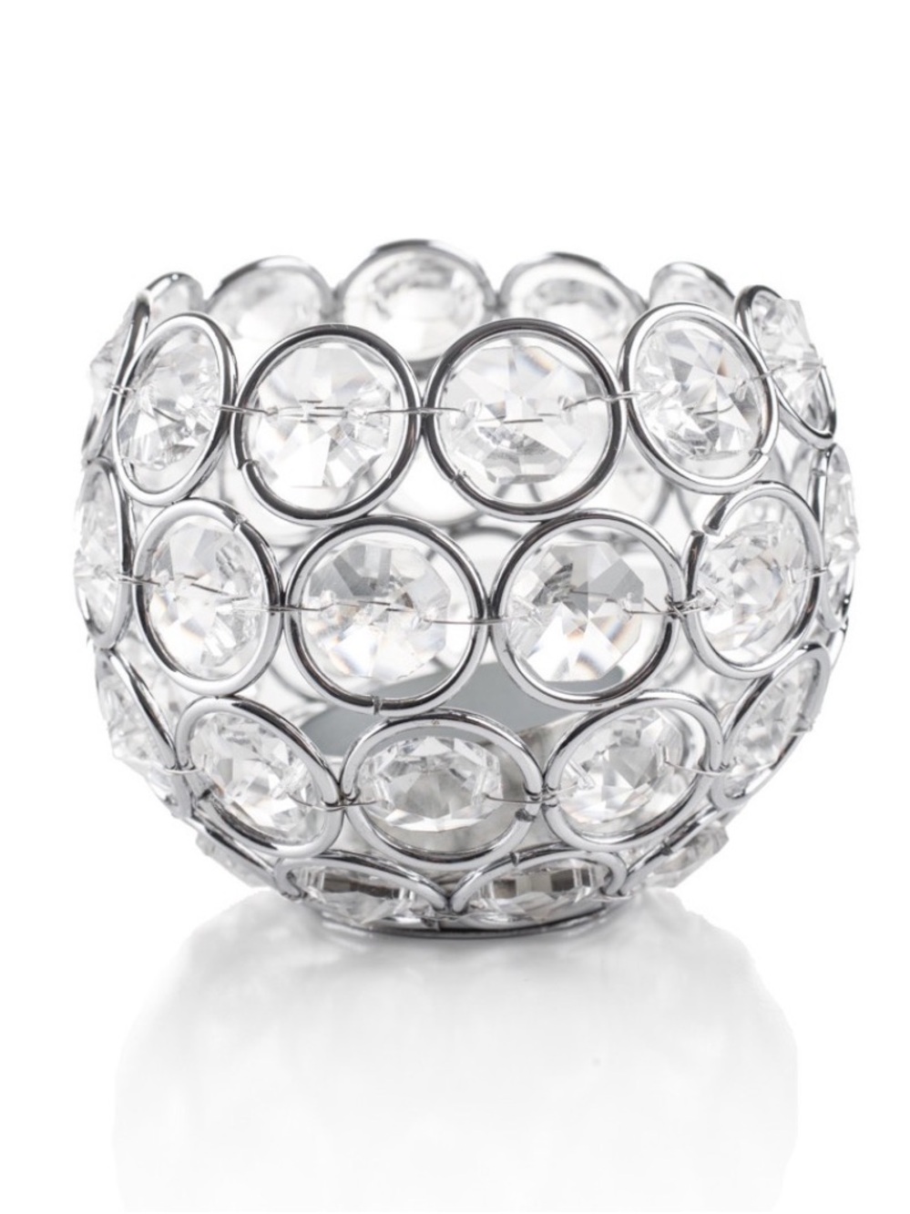 Beaded Globe Tea Light Holder